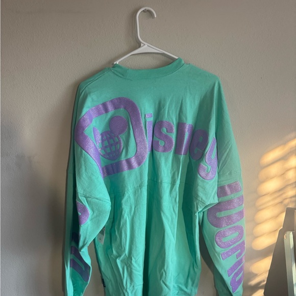 Mint Green Spirit Jersey Shirt with Purple lettering - Picture 6 of 8